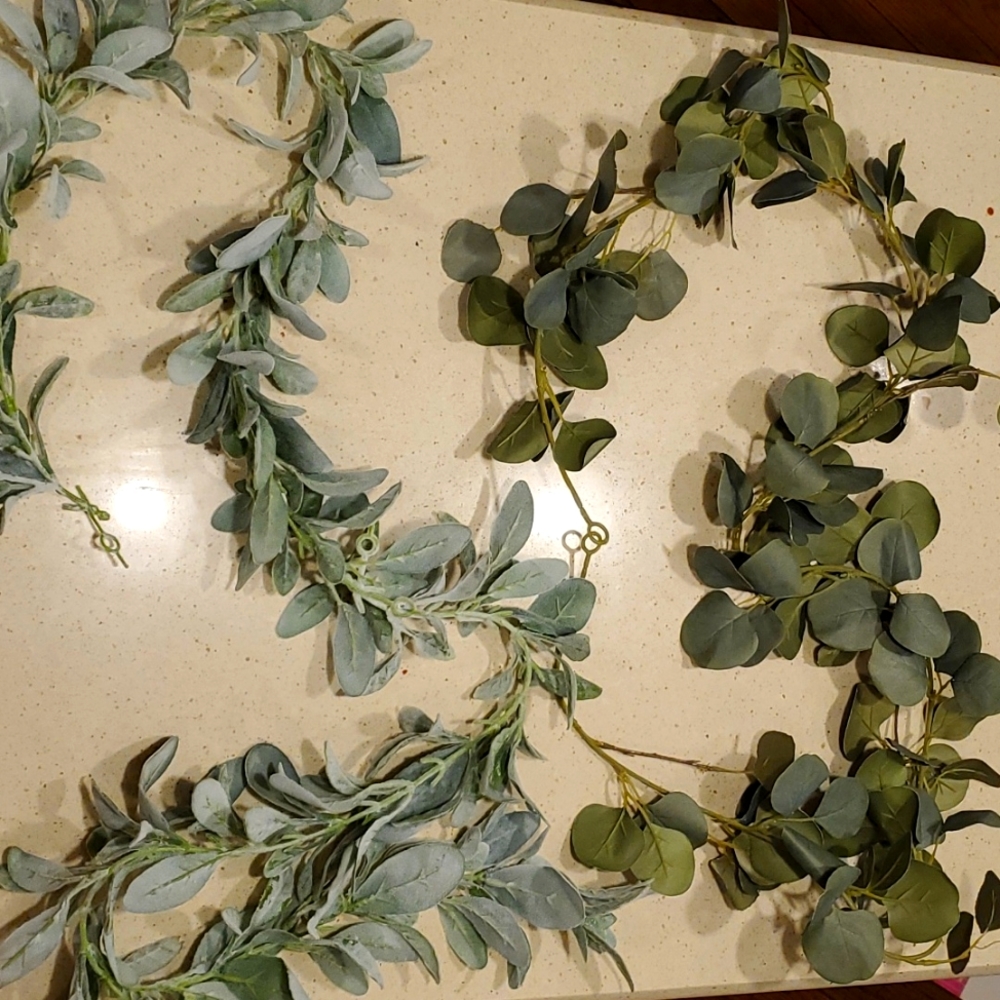 Garland green eucalyptus and lambs ear